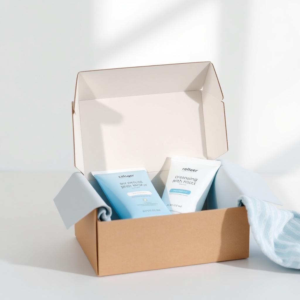 Small business owner packing orders